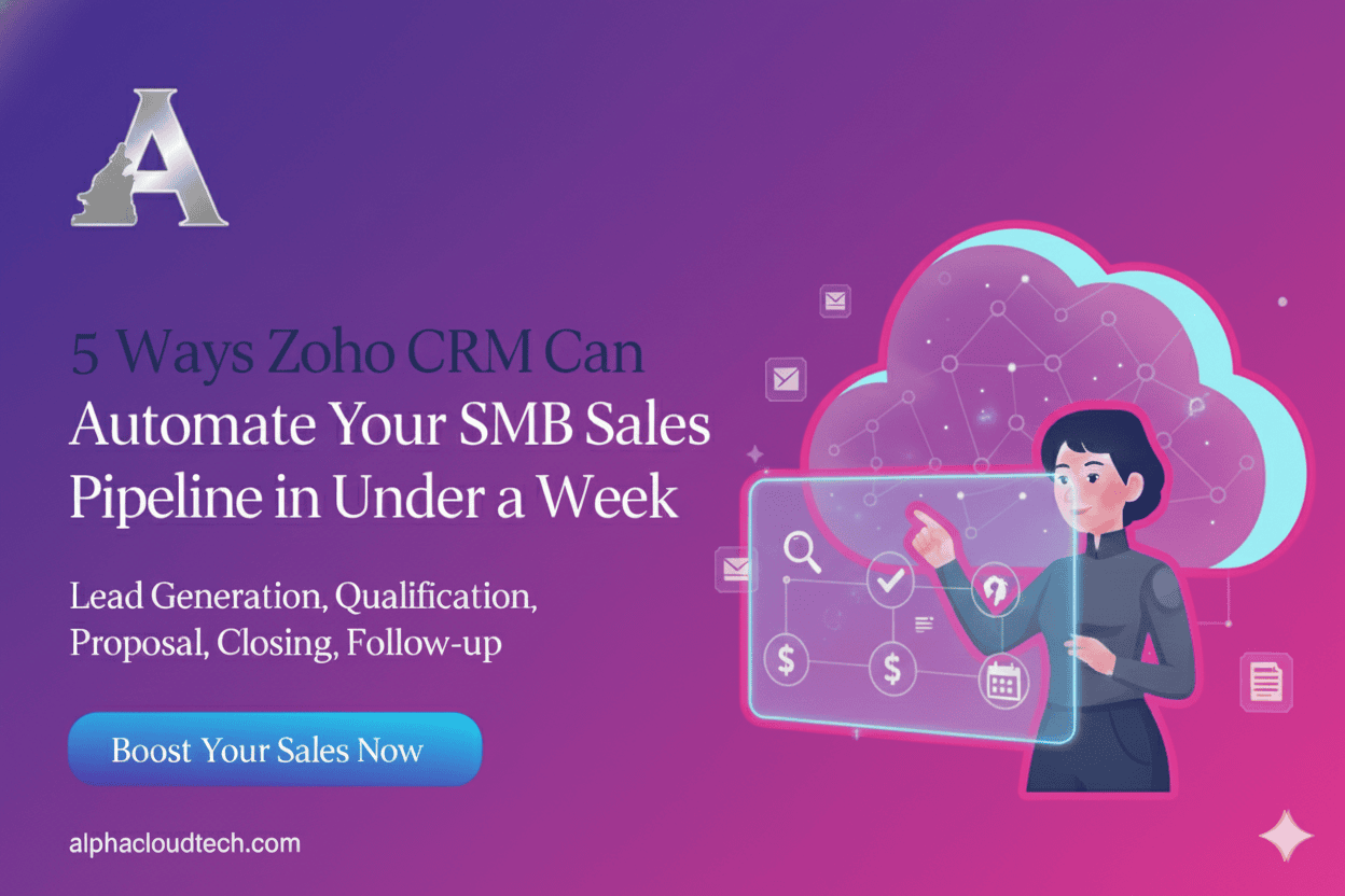 5 Ways Zoho CRM Can Automate Your SMB Sales Pipeline in Under a Week